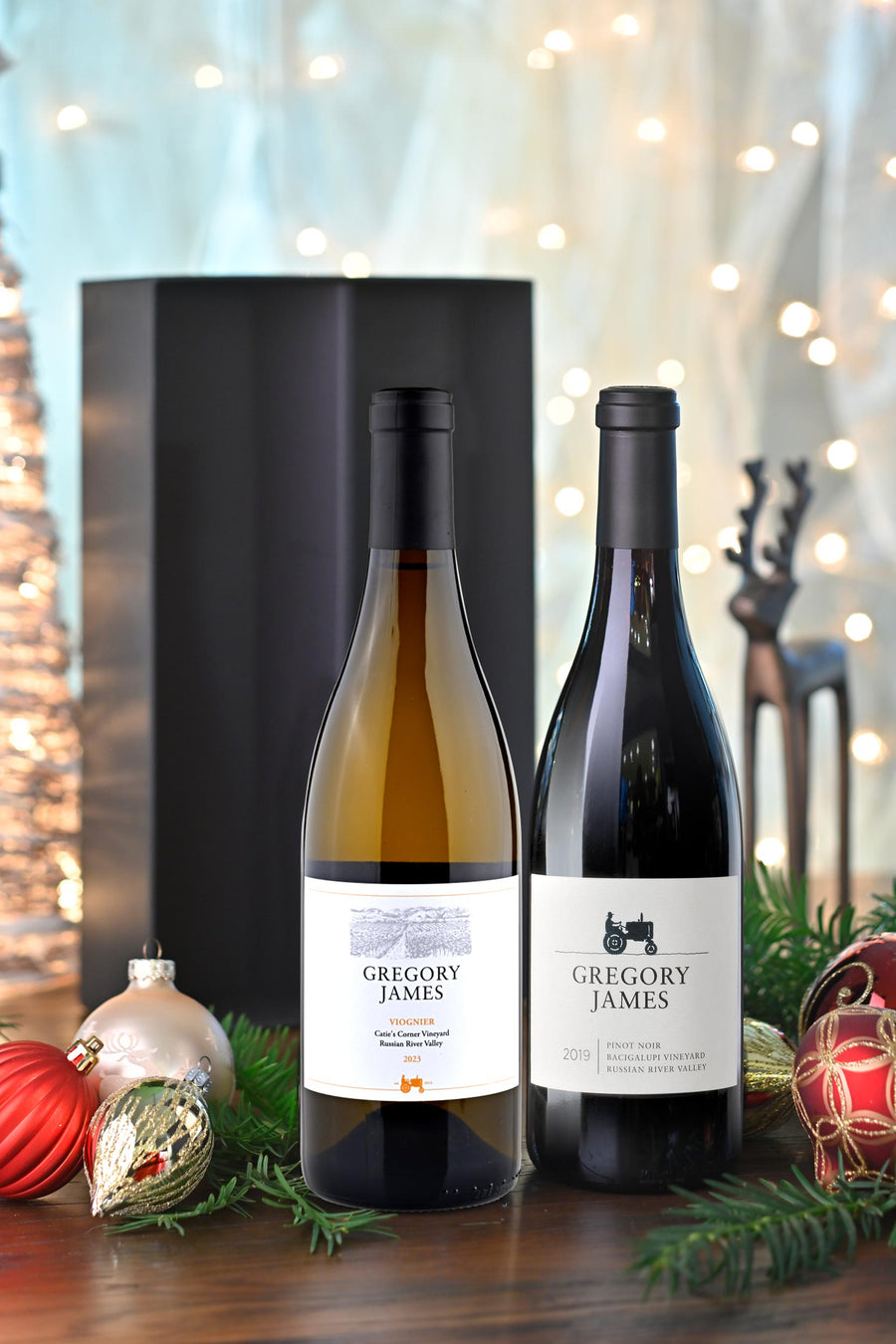 Viognier and Pinot Noir Duo in Gift Box - Shipping Included