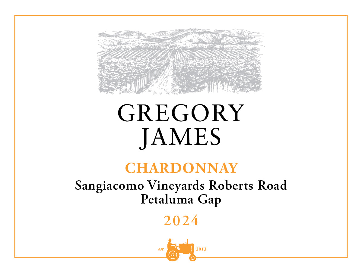 2024 Gregory James Sangiacomo Vineyard Chardonnay, Petaluma Gap - 750ml