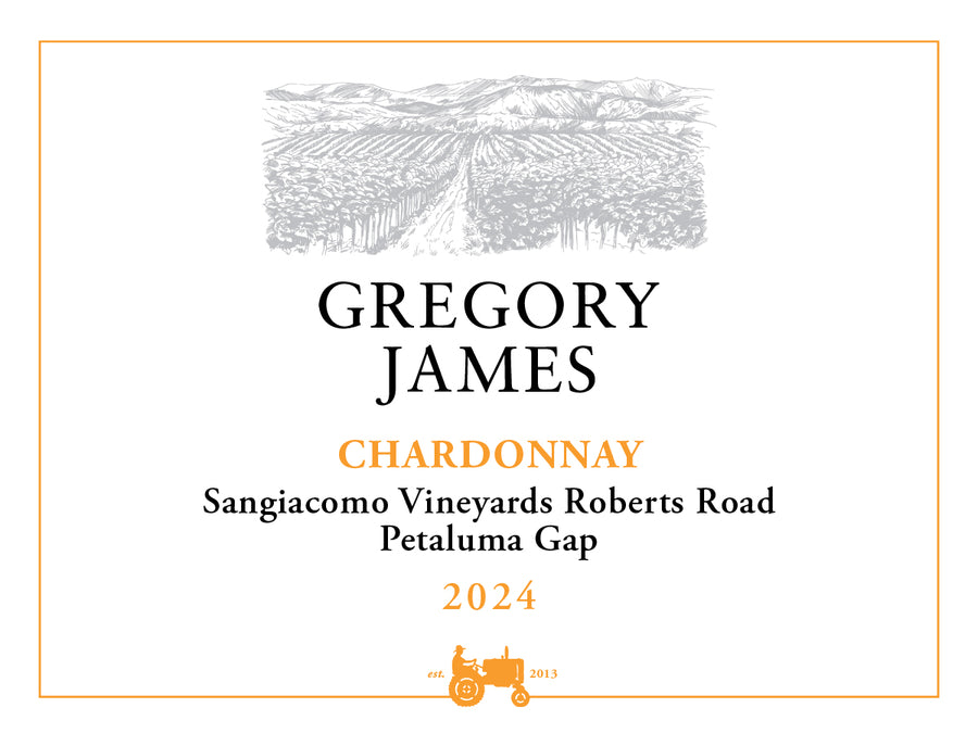 2024 Gregory James Sangiacomo Vineyard Chardonnay, Petaluma Gap - 750ml