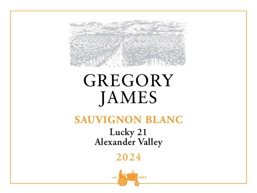 2024 Gregory James Lucky 21 Sauvignon Blanc, Alexander Valley - 750ml